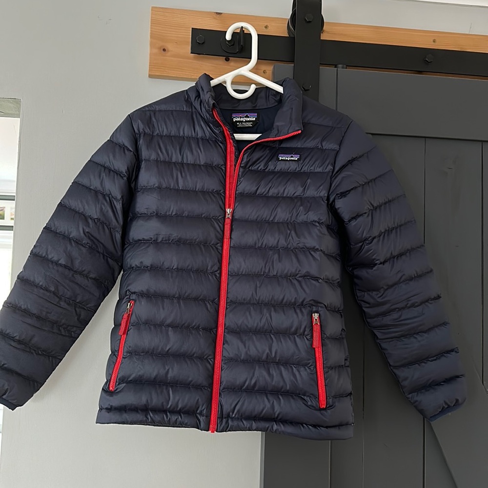 Patagonia Boys Down Sweater Jacket Size XL 14